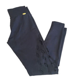 Gym Leggings with side leg open holes